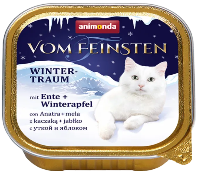 Vom Feinsten Winter Taum (с уткой и яблоками) для кошек