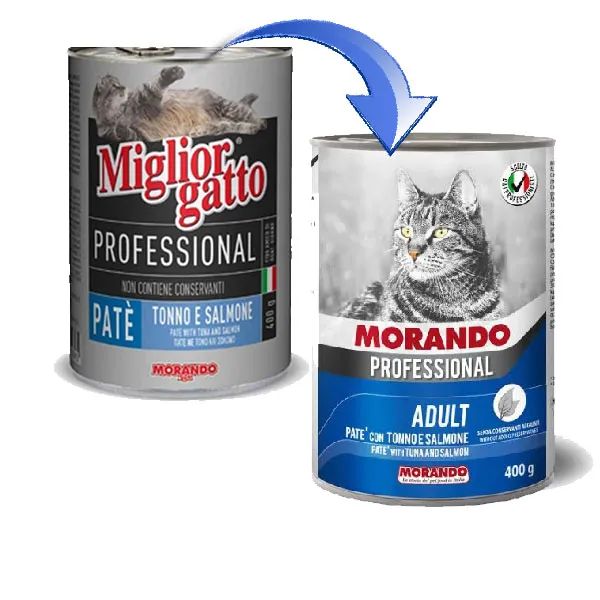 Morando Professional Tuna and Salmon Pate cat для кошек