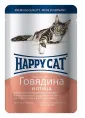 Happy Cat Пауч Говядина Птица для кошек