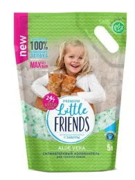 Little Friends Aloe Vera Cиликагелевый наполнитель