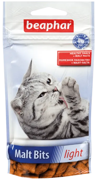 Лакомство Beaphar Malt Bits Lights, 35 г для кошек