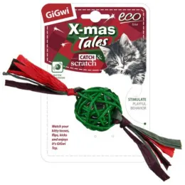 GiGwi X-mas Tales Мячик с колокольчиком для кошек