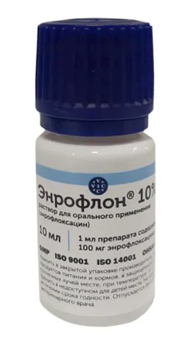VIC Энрофлон 10% раствор для орального применения для питомцев
