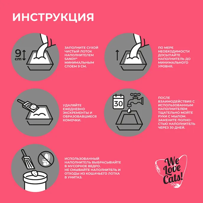 Sandy Baby Powder для кошек