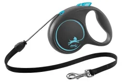 Поводок-рулетка "Flexi" "Black Design" М, трос для собак