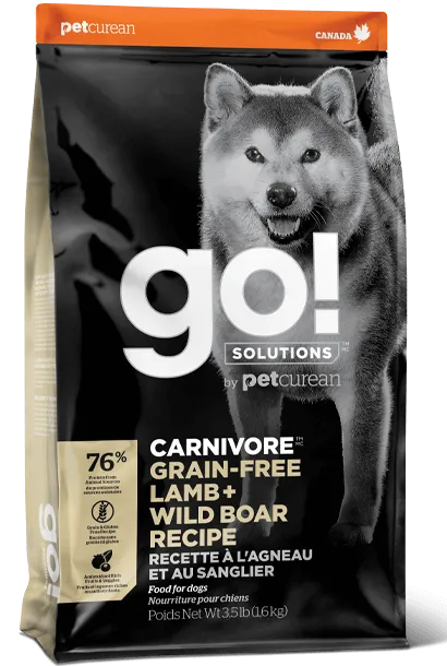 GO! Carnivore GF Dog (Ягненок, дикий кабан)