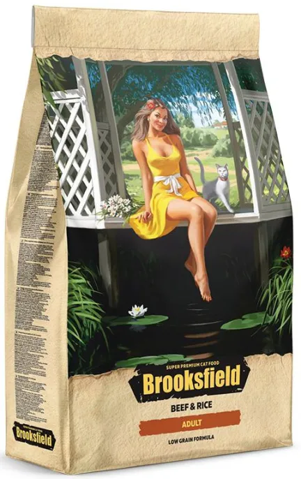 Brooksfield Low Grain Adult Cat (Индейка и говядина), 400 г