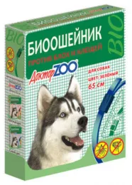 БИОошейник Доктор ZOO от блох и клещей, 65 см для собак