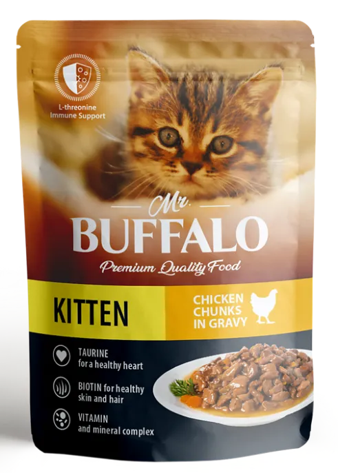 Mr. Buffalo Kitten (Цыпленок в соусе) для кошек