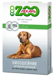 БИОошейник антипаразитный ЭКО ZOOЛЕКАРЬ, 65 см для собак