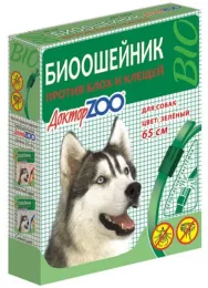 БИОошейник Доктор ZOO от блох и клещей, 65 см для собак