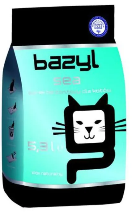 Наполнитель Bazyl Sea (морской) для кошек