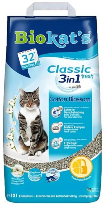 Biokat’s Classic Fresh 3 in 1 Cotton Blossom для кошек
