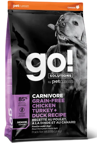 GO! Carnivore GF Senior Dog (Курица, индейка, утка)