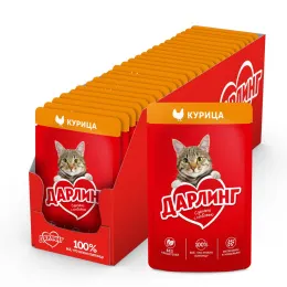 Дарлинг Консервы для кошек (Курица в подливе)