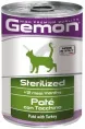 Gemon Консервы Cat Sterilized Pate Turkey для кошек