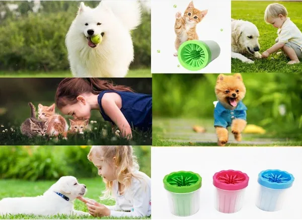 Wow4Pets Лапомойка для домашних животных для собак