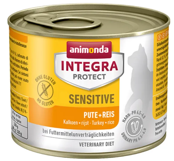 Влажный корм Animonda Integra Protect Sensitive Cat (Индейка, рис) для кошек