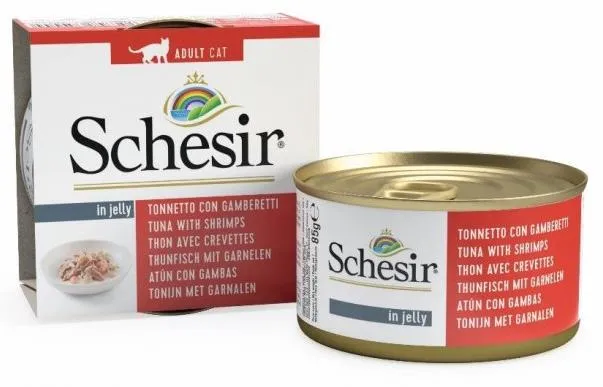 Schesir Tuna Shrimps (Тунец, креветки) для кошек