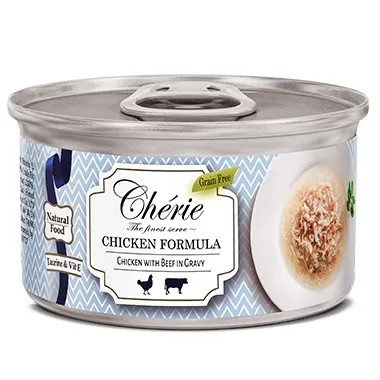 Cherie Chicken Formula (Курица, говядина в соусе) для кошек