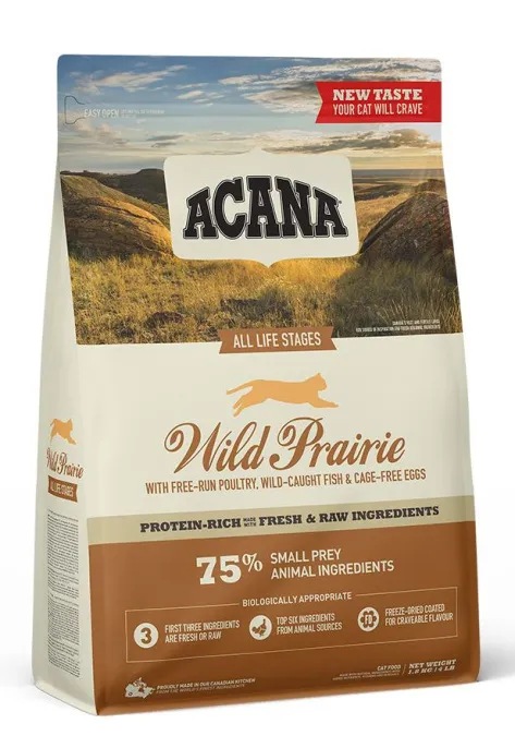 Корм ACANA Wild Prairie Cat & Kitten (Птица, рыба) для кошек, 340 г