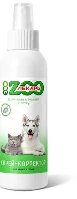 "ЭКО ZOOЛЕКАРЬ" Спрей приучение к туалету и лотку для собак для кошек