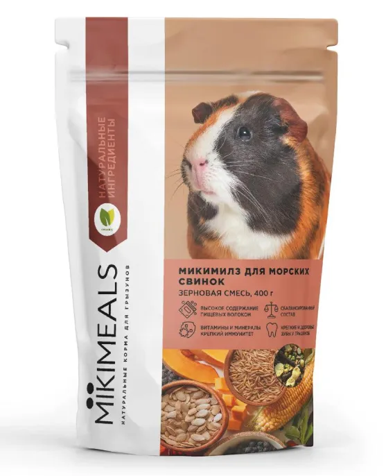 MIKIMEALS Корм для морских свинок, 400 г