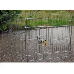 PetsLife Манеж хромированный для собак