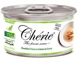 Cherie кусочки курицы с овощами в подливке для кошек