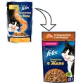 Felix Sensations для кошек (Курица с морковью в желе)