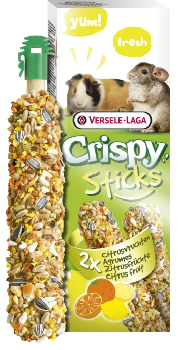 Crispy Sticks для морских свинок и шиншилл (Цитрусы) для грызунов