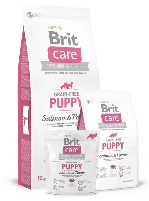 Brit Care GF Puppy (Лосось с картофелем), 12 кг
