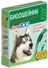 БИОошейник Доктор ZOO от блох и клещей, 65 см для собак