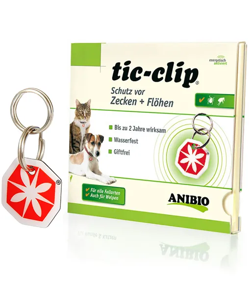 Tic-Clip - брелок-репеллент против блох и клещей для собак для кошек