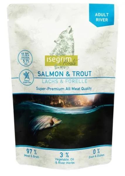 Isegrim Roots Adult River (лосось + форель) для собак