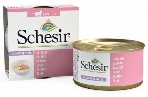Schesir Salmon (Лосось в собственном соку) для кошек