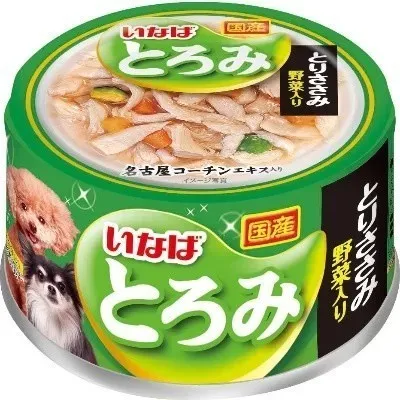 INABA Toromi Куриное филе c овощами для собак