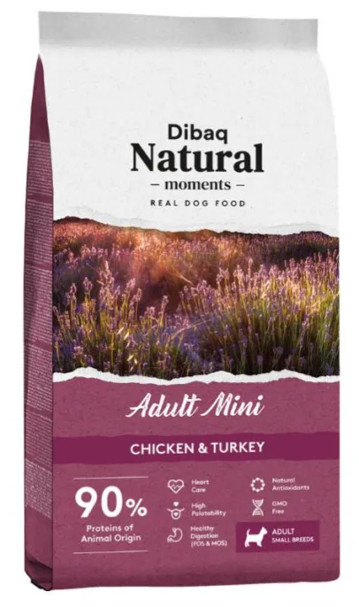 Dibaq Natural Moments Adult Mini (Курица, индейка), 3 кг