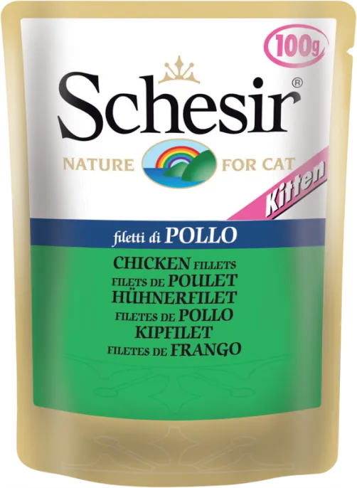 Schesir Kitten Chicken (Цыпленок) для кошек