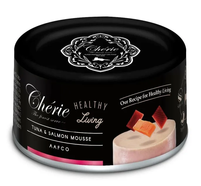 Cherie Healthy Living Мусс (Тунец с лососем) для кошек