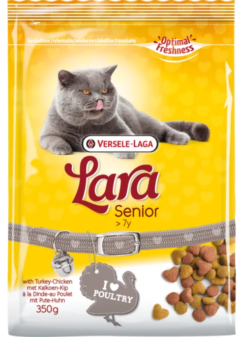 LARA для кошек старше 7 лет (Индейка/курица), 350 г