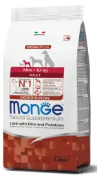 Monge Dog Speciality Adult Mini (Ягненок, рис, картофель)