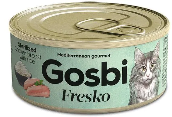 Gosbi Fresko Sterilized (Курица и рис) для кошек