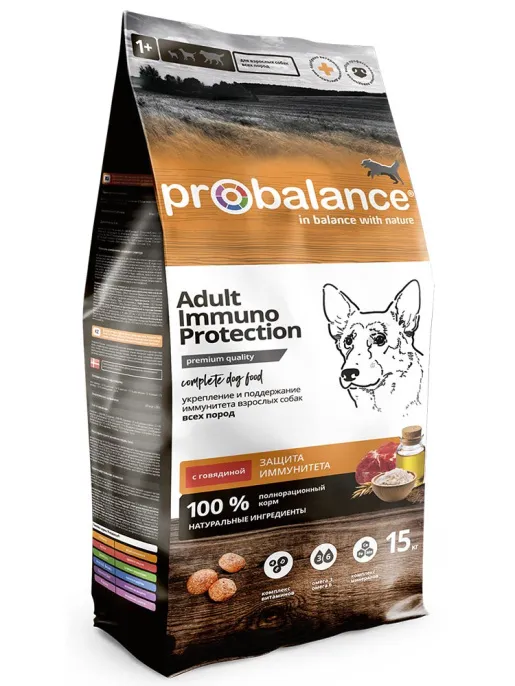 ProBalance Dog Immuno Adult Beef, 15 кг