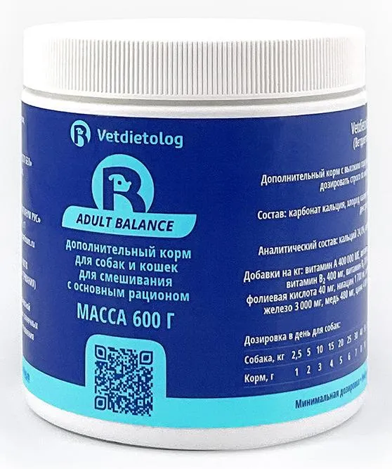 Vetdietolog Adult Balance для собак для кошек