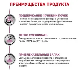 Royal Canin Renal Dog (паштет) для собак