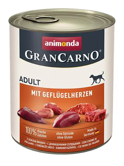 Gran Carno Adult (Сердце домашней птицы) для собак