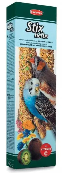 Padovan Палочки антистресс для попугаев и др. птиц, 80 г для птиц