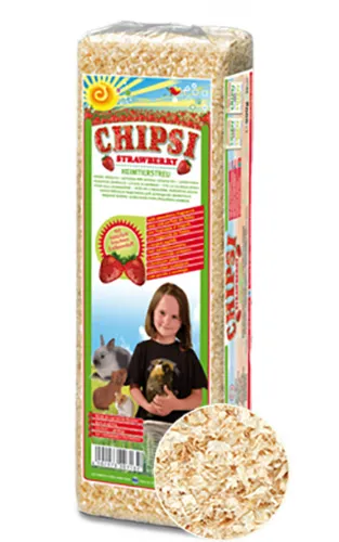Опилки для грызунов CHIPSI STRAWBERRY 15 л (1 кг) для грызунов
