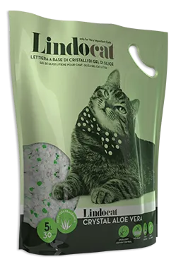 Lindocat Наполнитель Crystal Aloe Vera для кошек